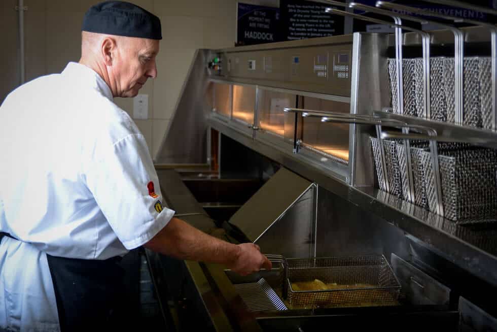 Mister C's - Team Member at the Fryer